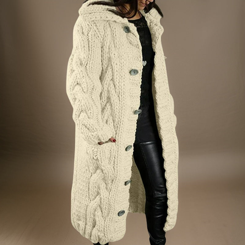 Cardigan Femmes Long et Doux