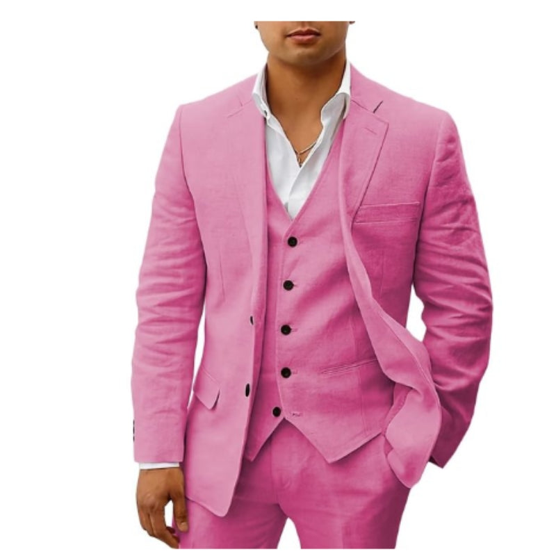 Costume Homme Élégant Trois Pièces Classique