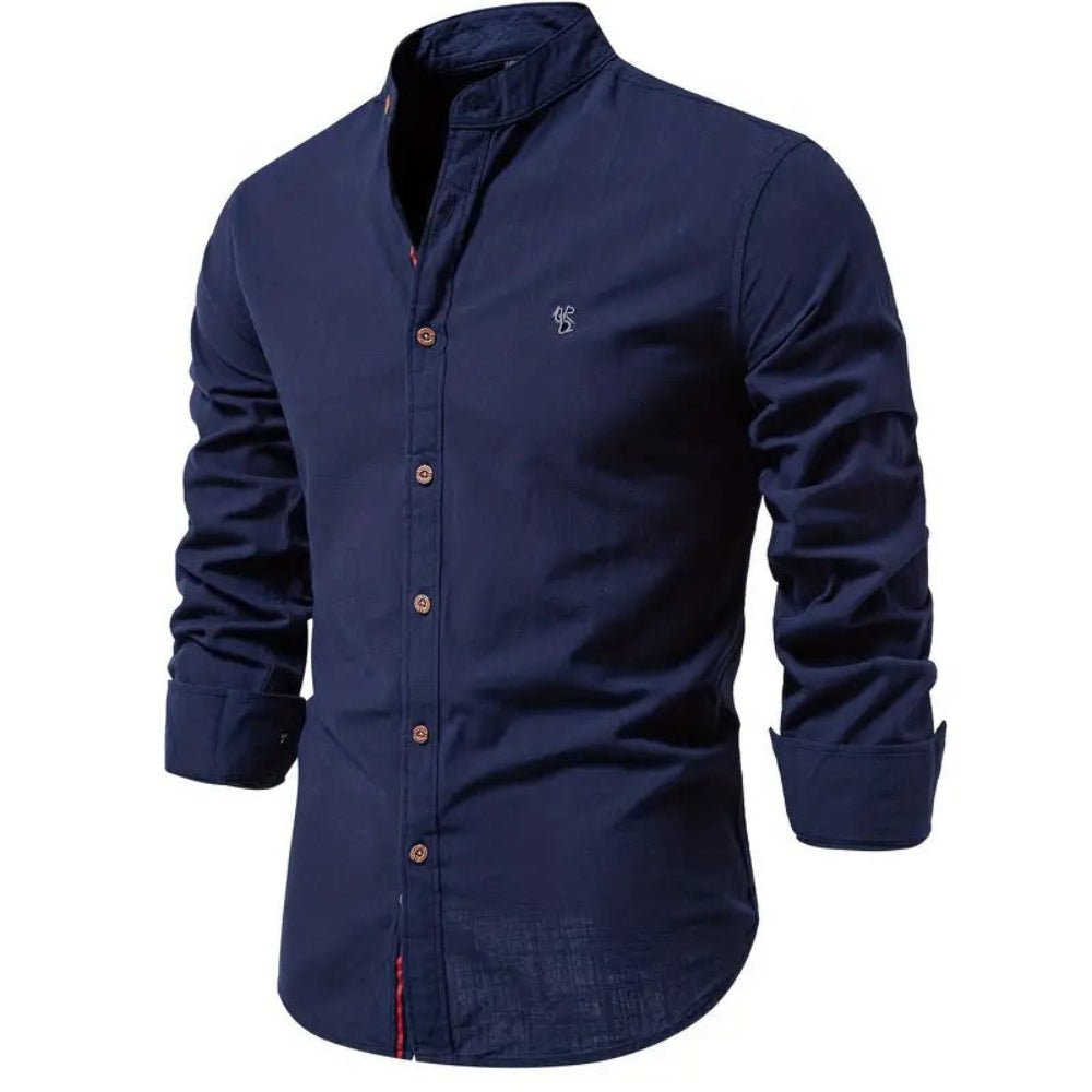 Chemise Relaxe à Manches Longues pour Homme