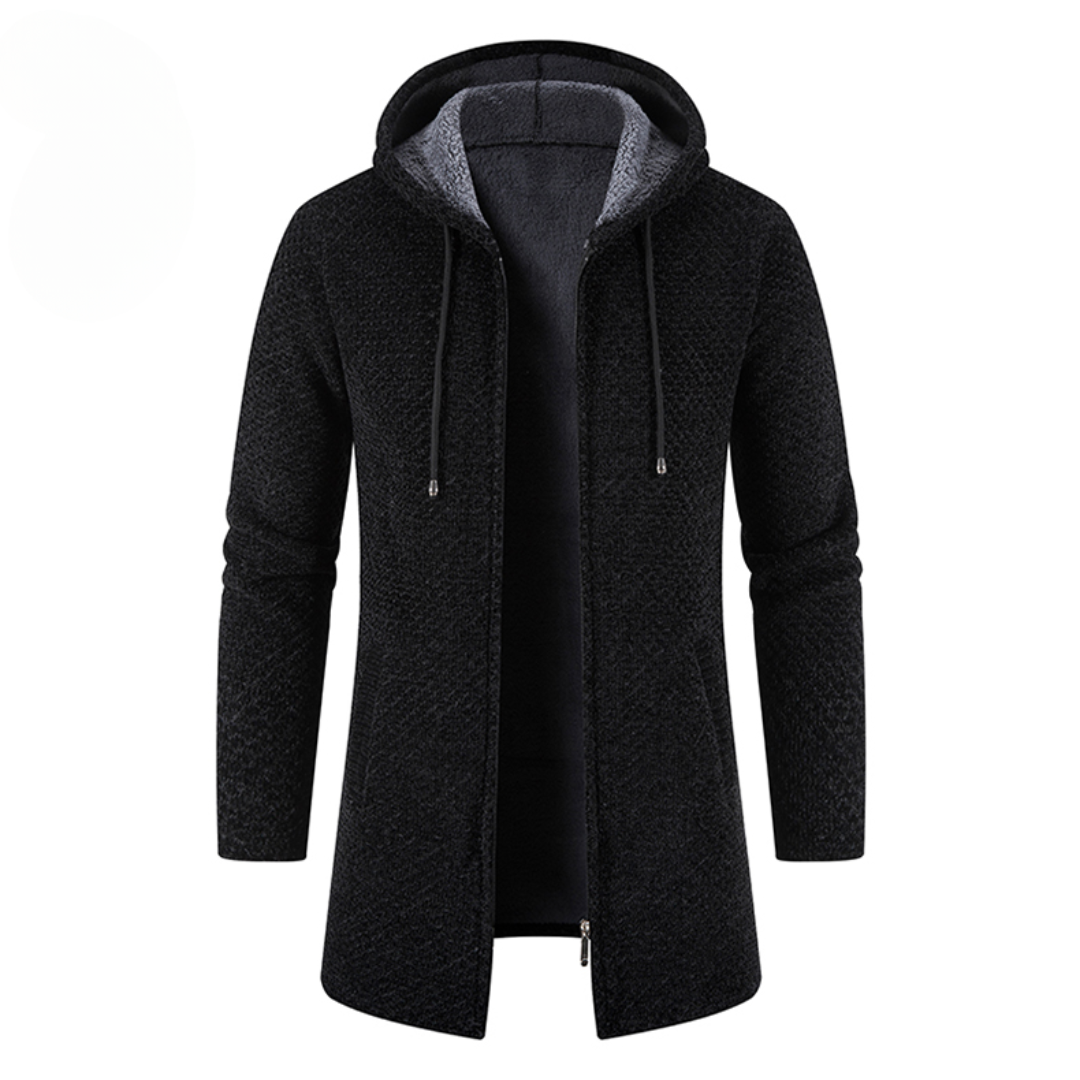 Cardigan Élégant à Capuche Détente