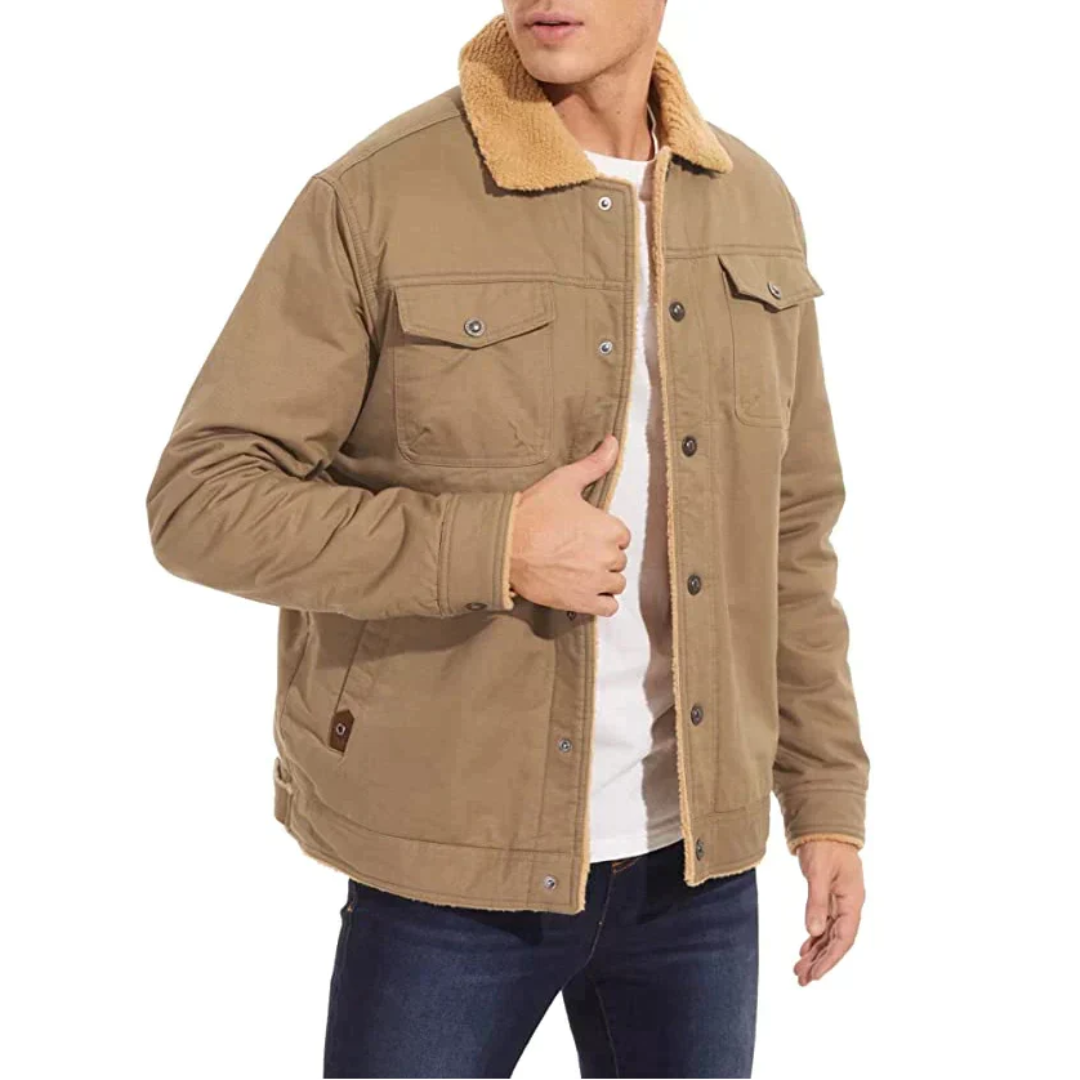 Veste aviateur robuste pour les exploitations extérieures - LuxeStyle