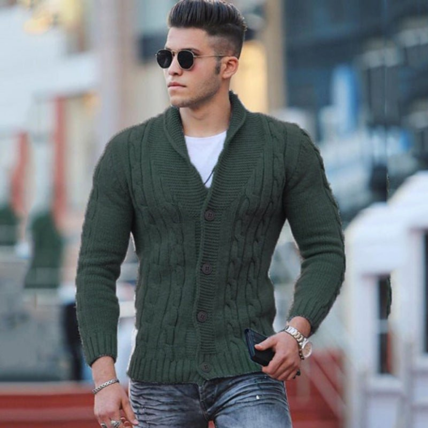 Pull Homme Hiver Élégant