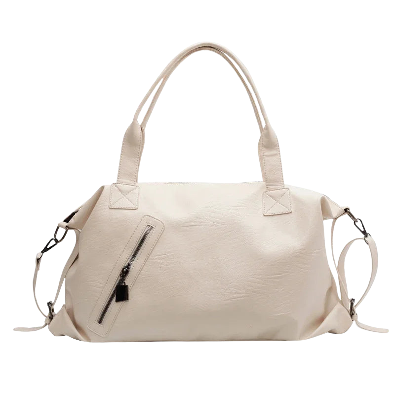 Sac à main femme pratique avec poches intérieures et fermeture éclair