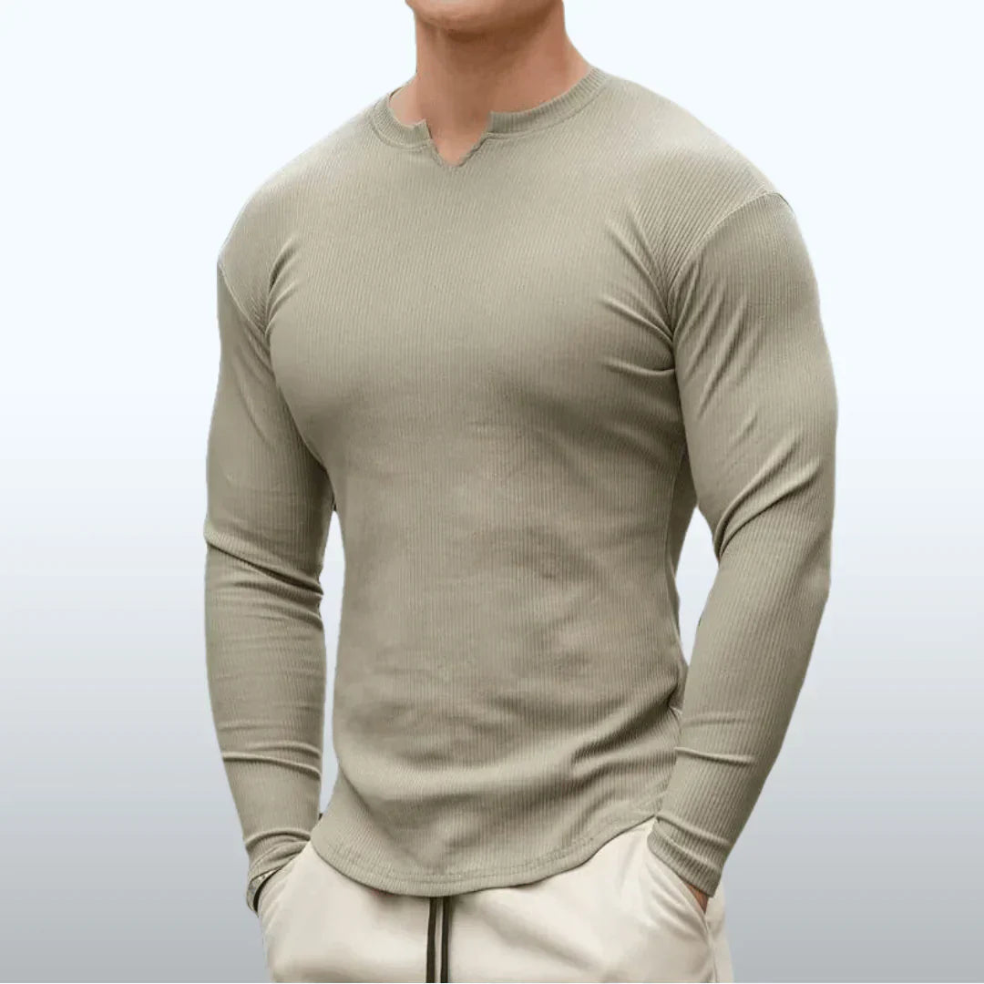 Chemise Homme Manches Longues Élégante Quotidienne