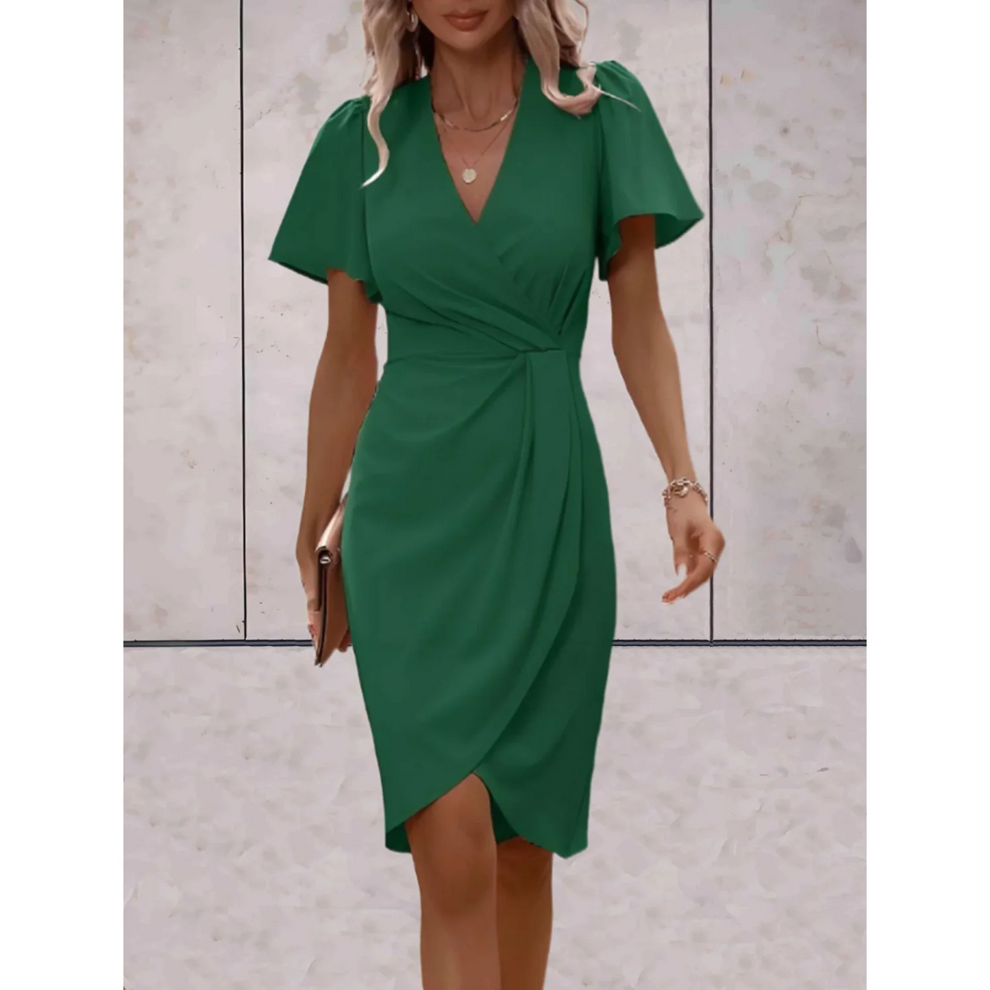 Robe Élégante Manches Longues pour Femmes
