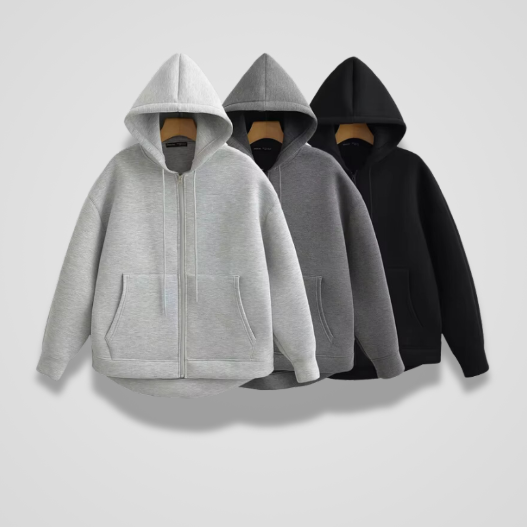 Sweat à capuche Oversize Confortable avec Poches Doubles - LuxeStyle