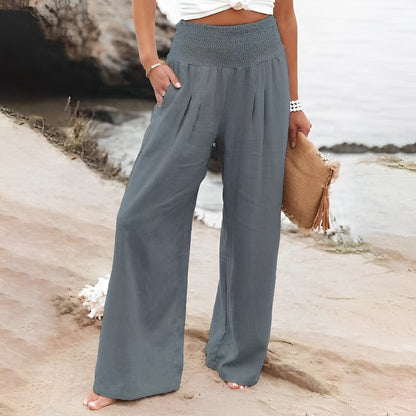 Pantalon Décontracté pour Femme avec Taille Élastique
