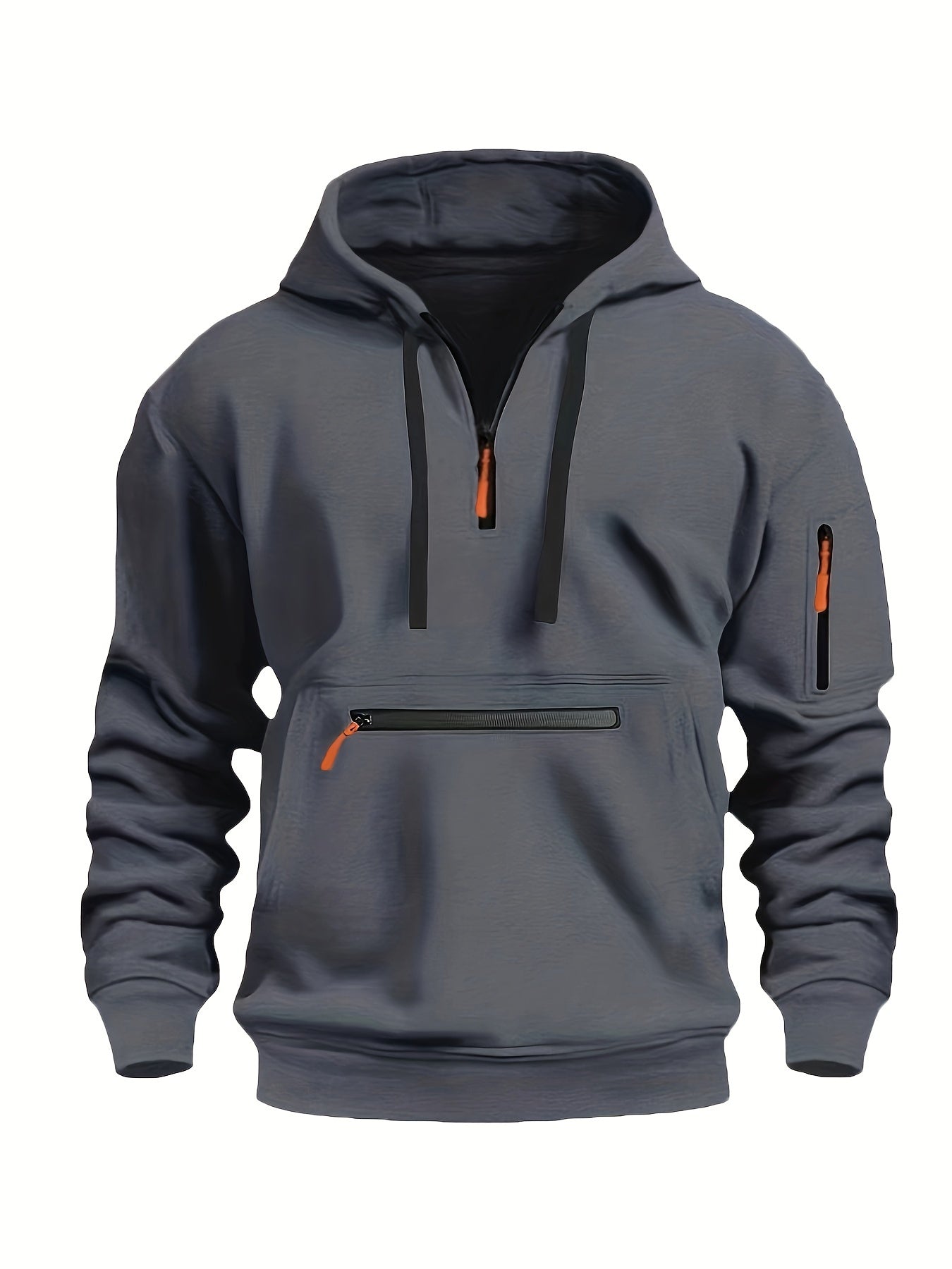 Sweat à capuche élégant zippé pour tous les jours