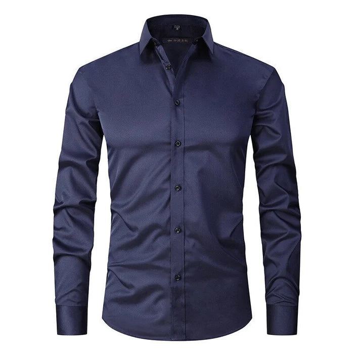 Chemise Homme Stylique à Manches Longues Classique