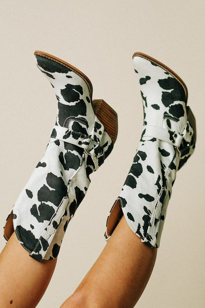 Bottes Country Femmes Mi-Hautes Confortables - LuxeStyle