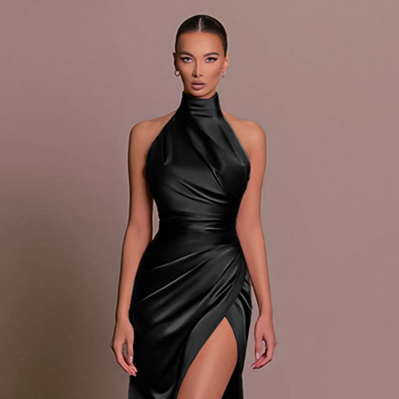 Serenalia™ – Robe de Mariage Sans Manches Élégante en Tissu Luxueux