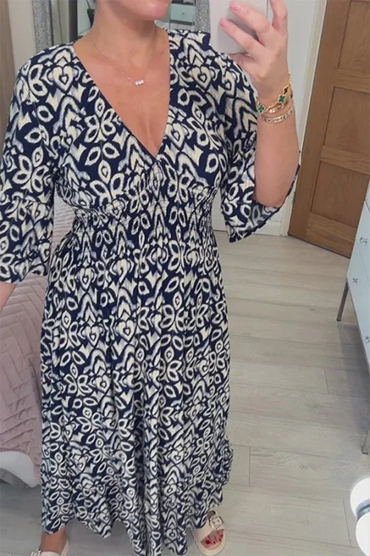 Solaressa™ – Robe Longue Femme Élégante et Fluide pour l'Été