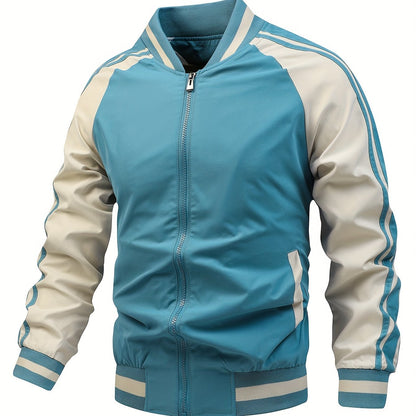 Veste de Sport Blanche et Vert Foncé pour Homme