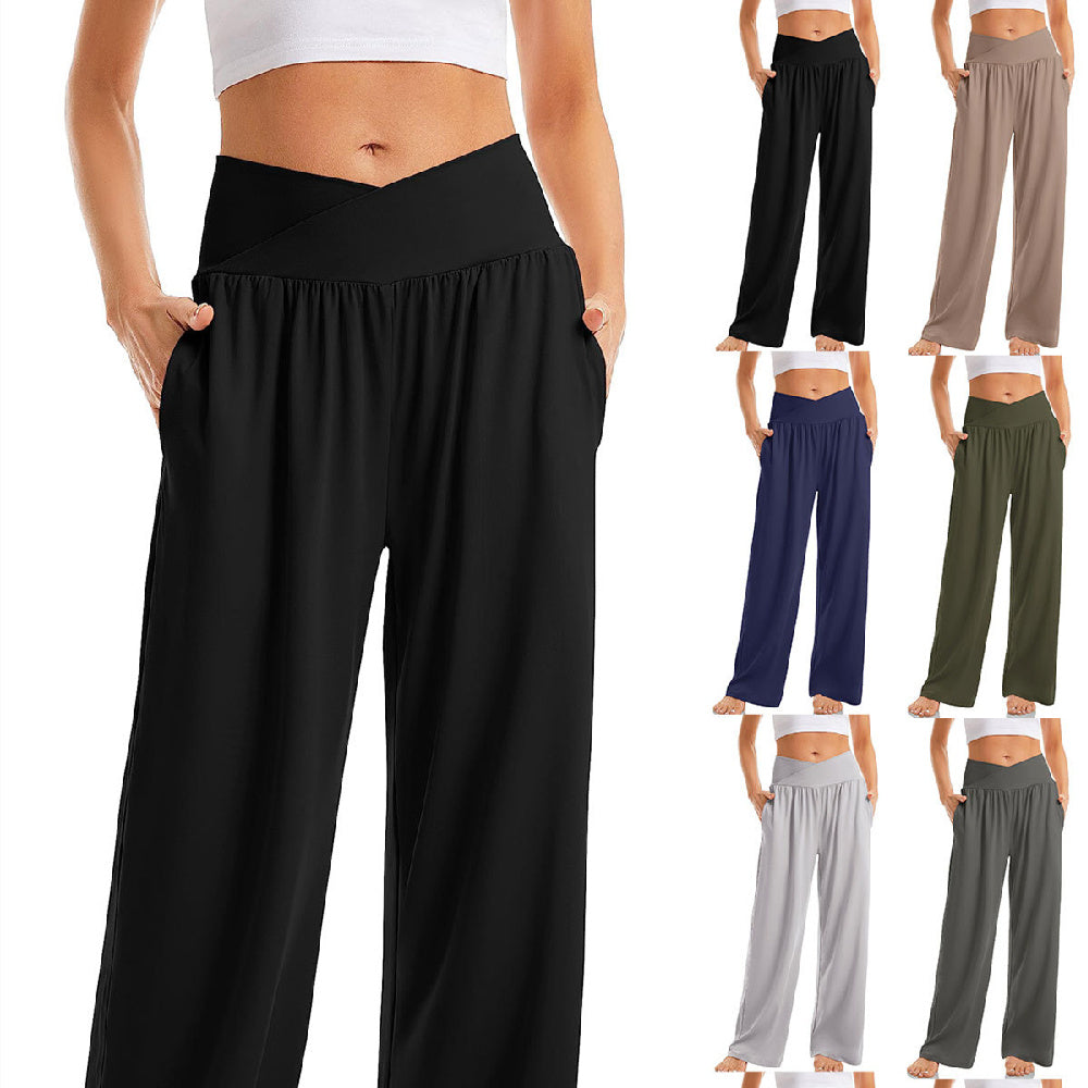 Pantalon de sport femme taille haute confortable - LuxeStyle