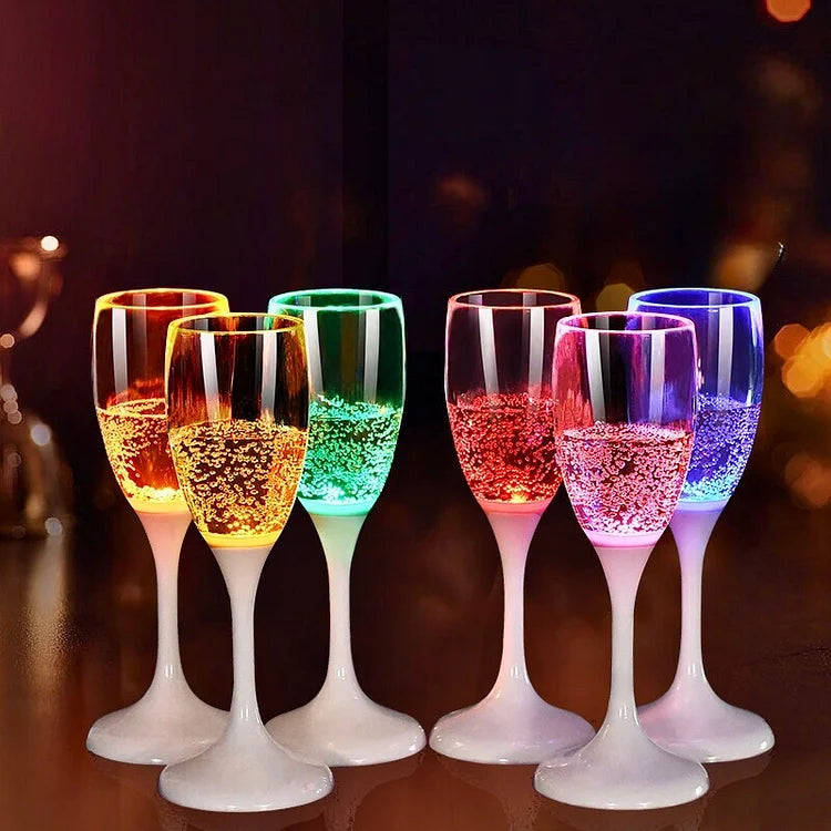 Verres à Vin LED Lumineux Décoratifs