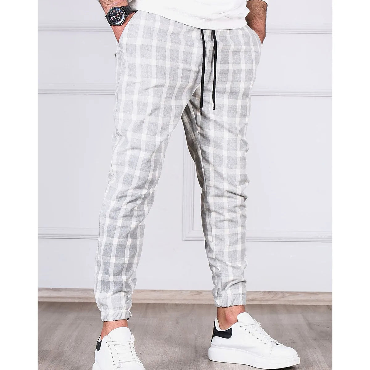 Pantalon Chic à Carreaux pour Homme