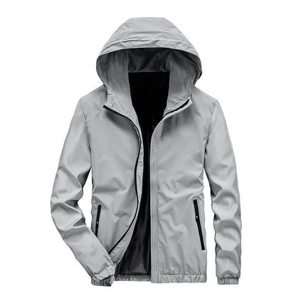 Veste de streetwear capuche zippée