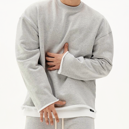 Pull Homme Classique Col Rond Confortable