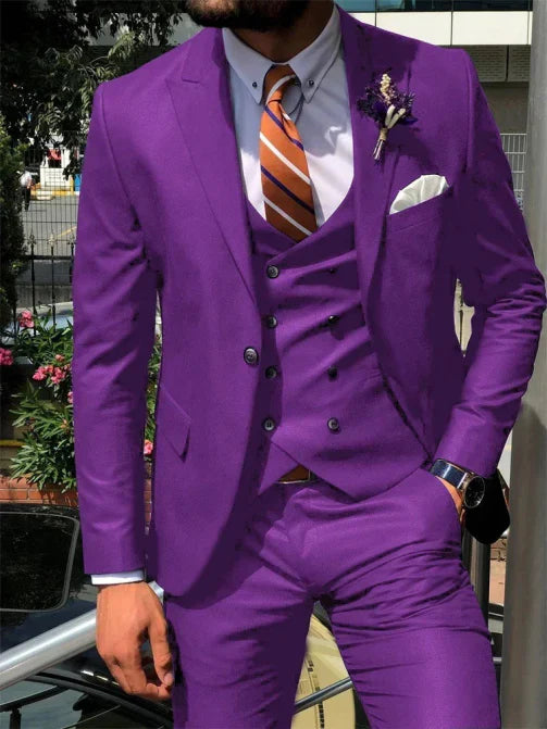 Costume Mariage Homme Élégant Tailleur Noir