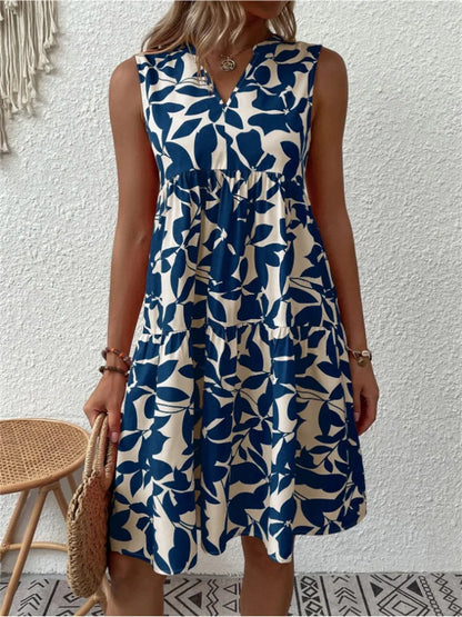 EleganceFemme™ – Robe d'Été Femme Longue à Motif Floral Léger