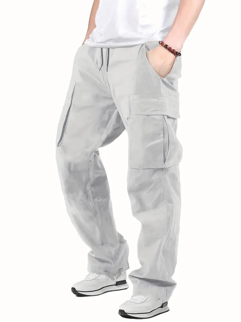 Pantalon Outdoor Relax pour Homme - Couleur Unie et Confortable
