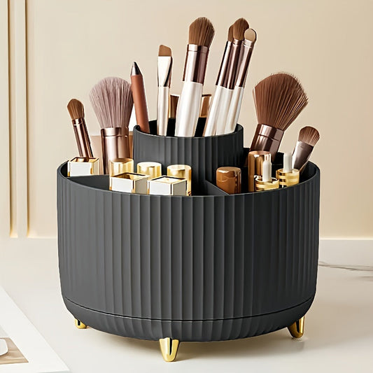 Boîte à Maquillage Compacte avec Pinceaux et Gloss - LuxeStyle