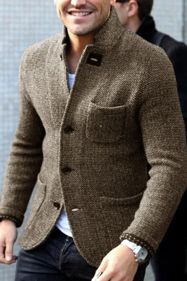 Veste Blazer Élégant Boutons Dorés