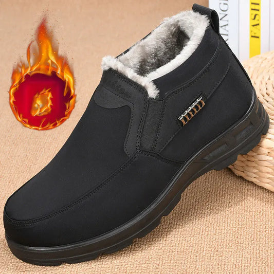 Bottes Hiver Homme – Chaussures Neige Douillettes avec Doublure Chaude - LuxeStyle