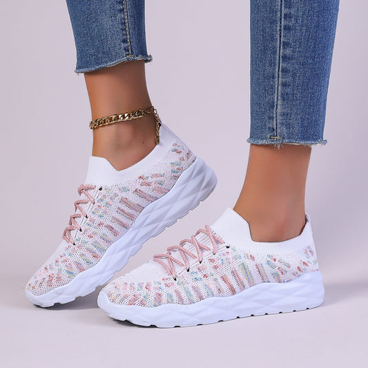 Ballerines Femmes Confort – Chaussures en Dentelle avec Nœuds & Semelle Souple - LuxeStyle