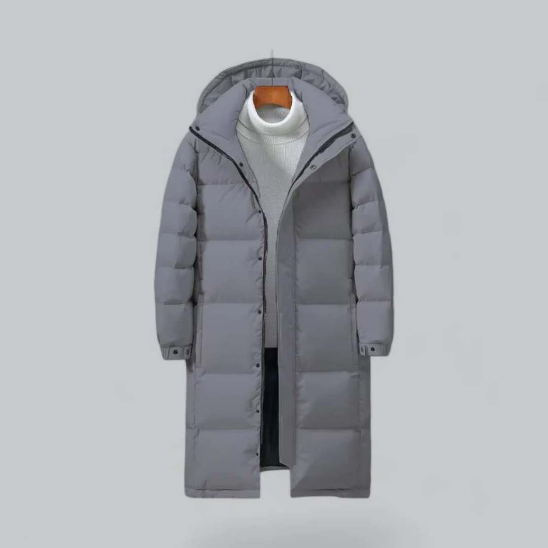 Parka Hiver Noir Homme avec Capuche