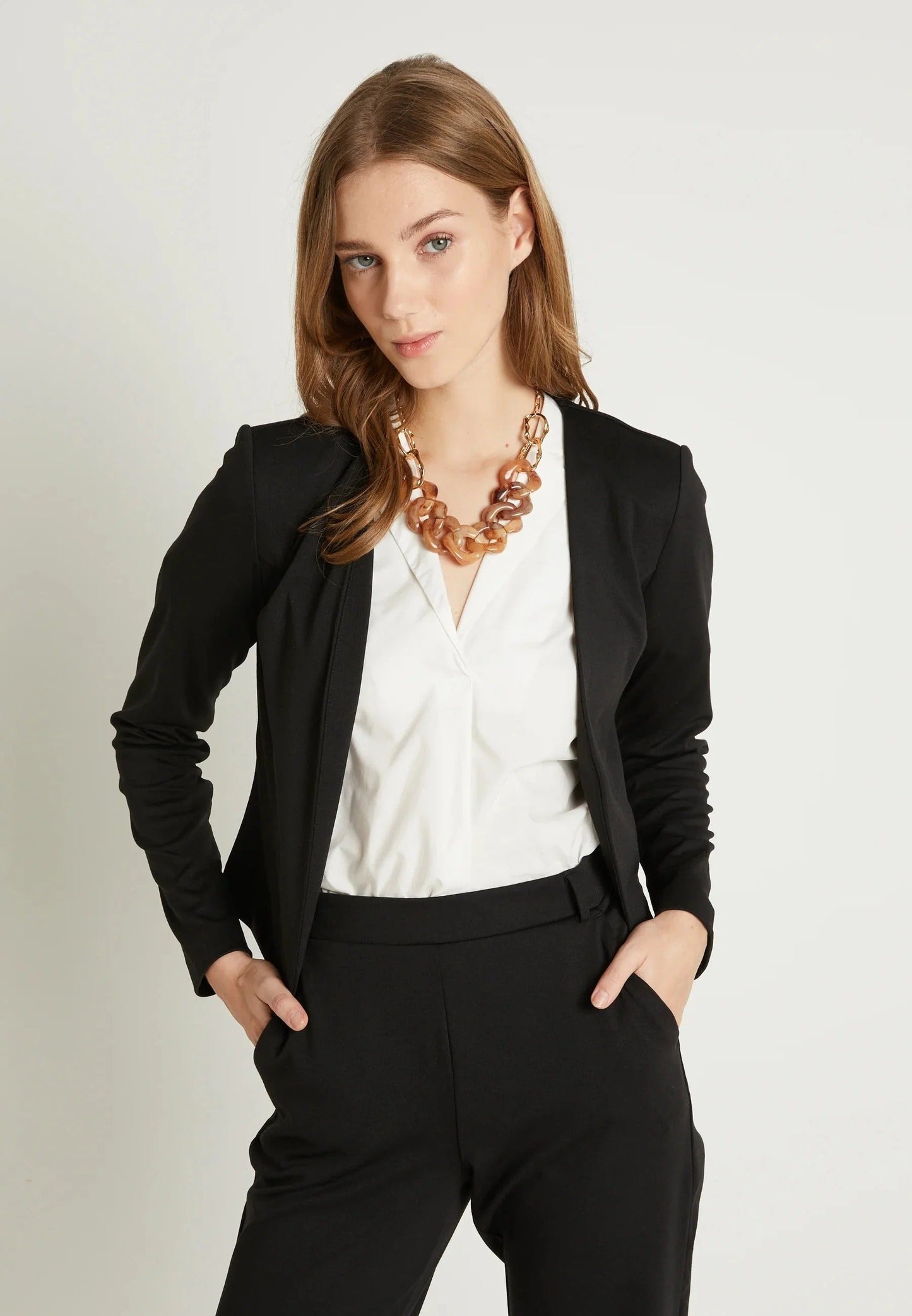Veste Cardigan Féminine Chic à Manches Longues pour Femme - LuxeStyle