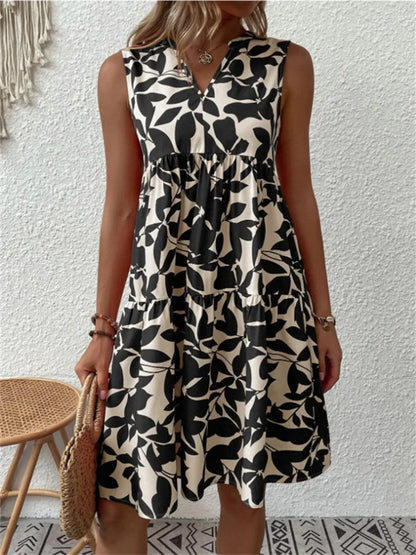 EleganceFemme™ – Robe d'Été Femme Longue à Motif Floral Léger
