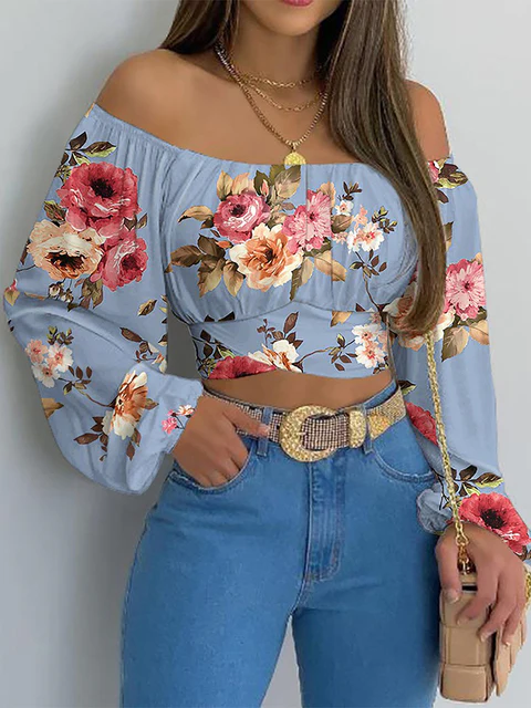 Blouse Féminine Élégante Manches Longues Blanc Pur
