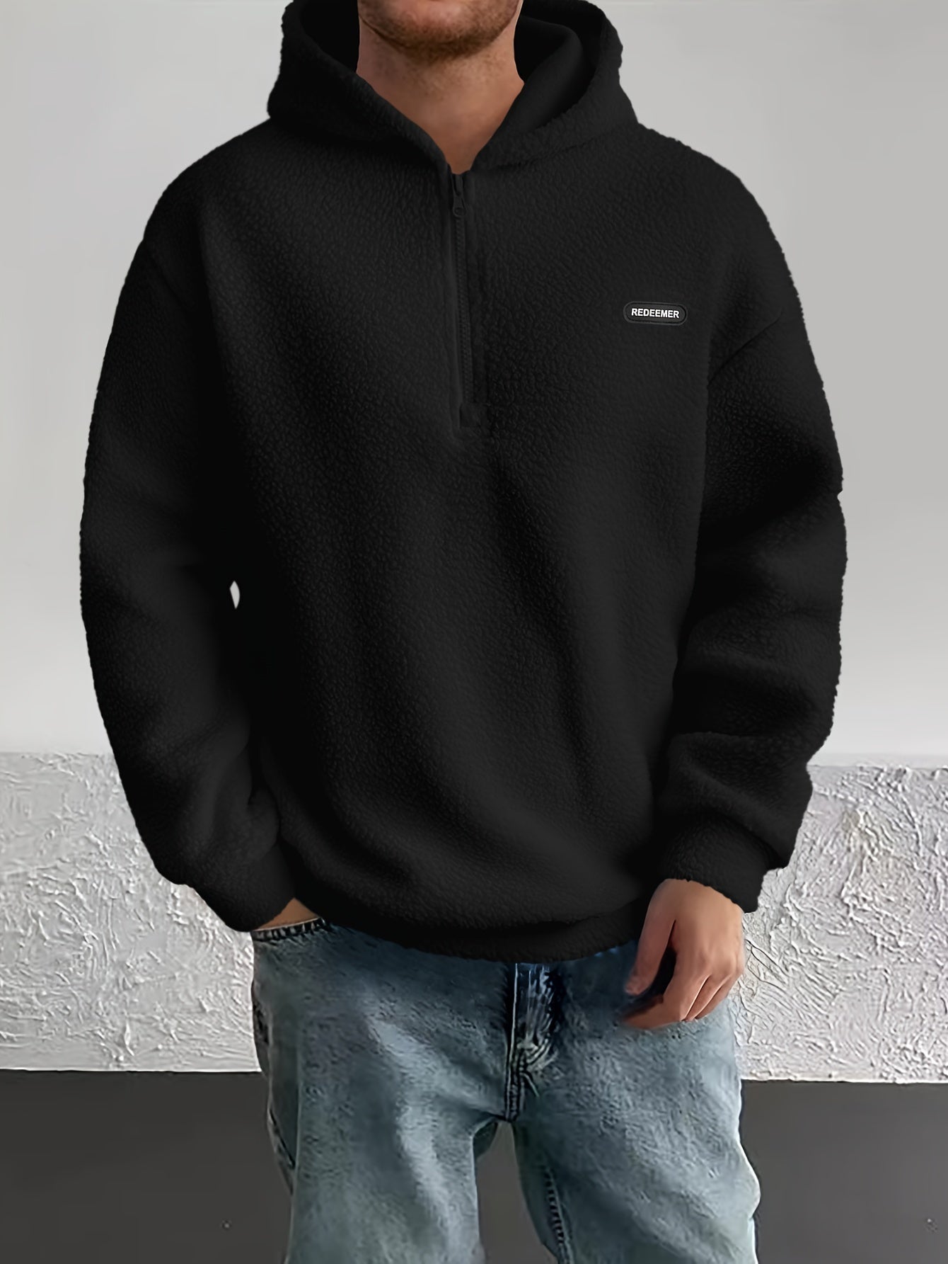 Sweat à Capuche Epais pour Homme Hiver