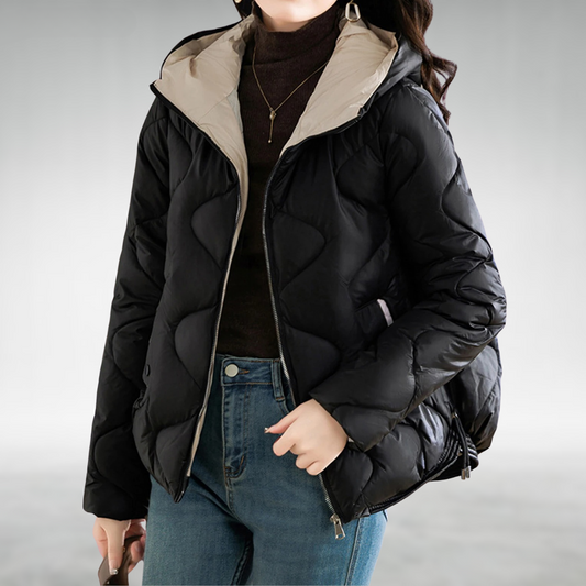 Doudoune Élégante à Capuche pour Femme | Parfaite pour l'Hiver - LuxeStyle