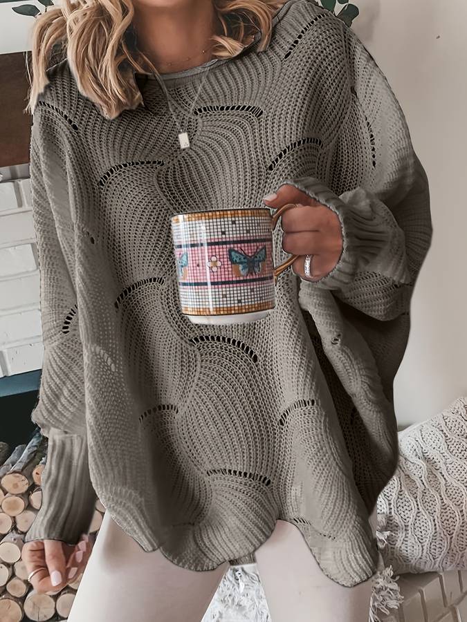Pull Tricot Chaud pour Femme - Manches Longues Hiver
