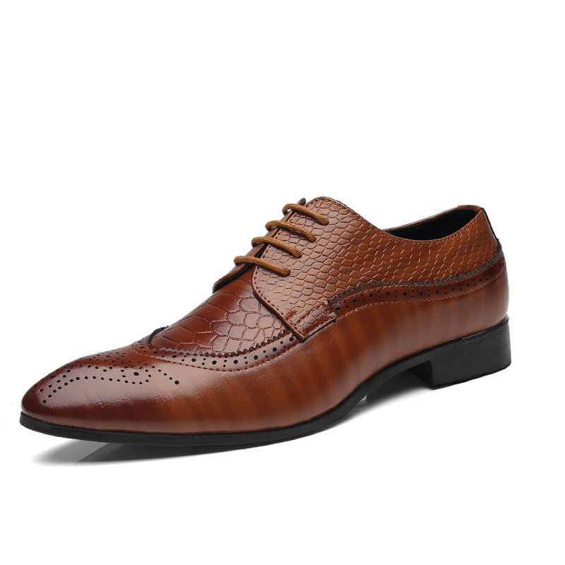 Chaussures Mariage Élégantes À Lacets pour Homme | Pointe Ailée