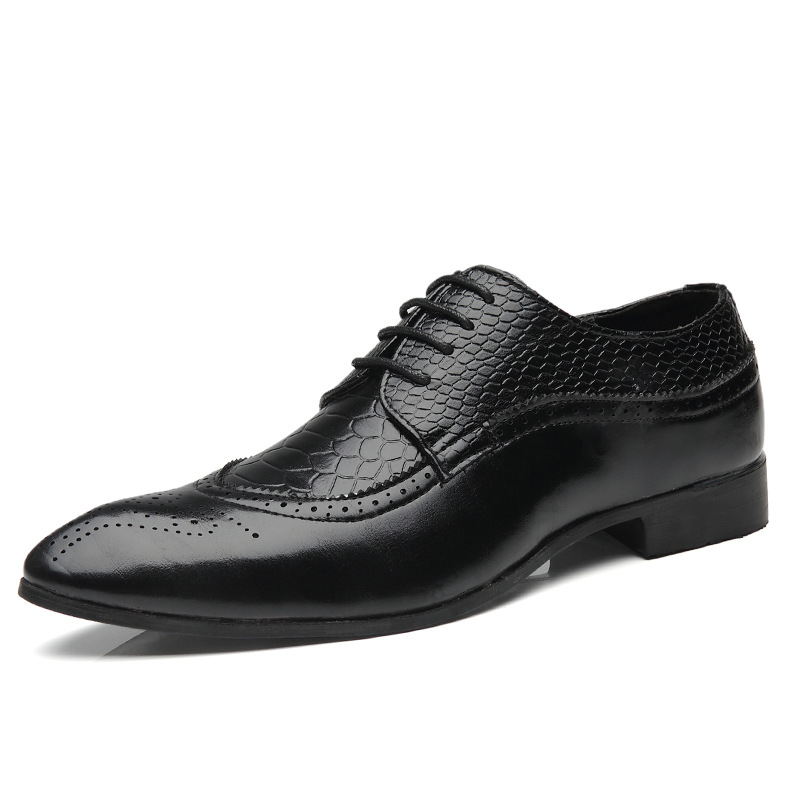 Chaussures Mariage Élégantes À Lacets pour Homme | Pointe Ailée - luxestyle