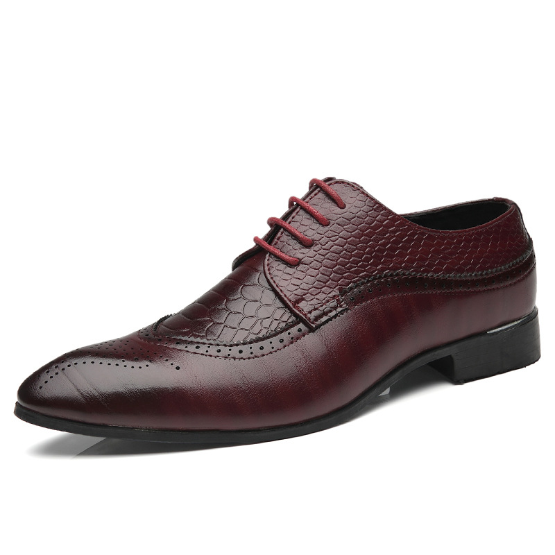 Chaussures Mariage Élégantes À Lacets pour Homme | Pointe Ailée