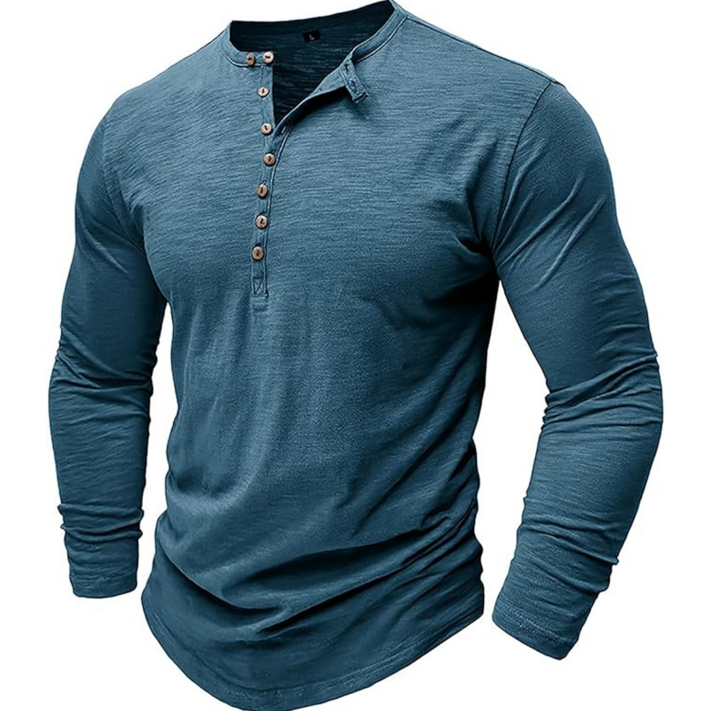Chemise Coton Classique Homme Bleu Foncé - LuxeStyle