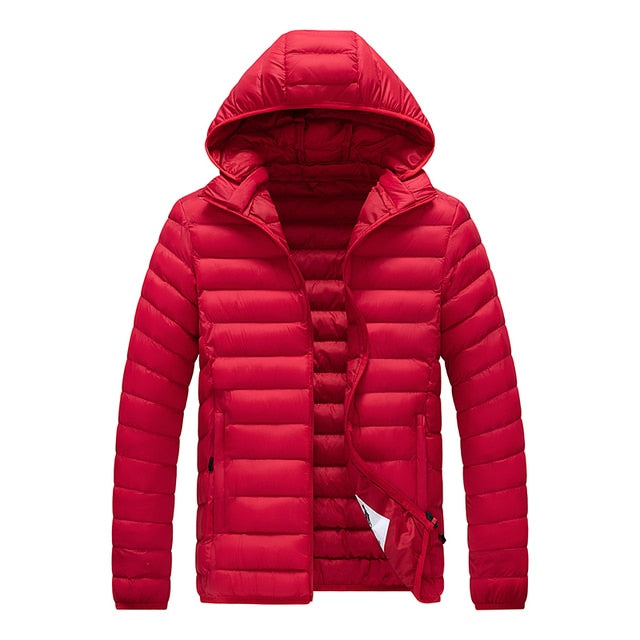 Veste Hivernale Douillette avec Capuche pour Homme