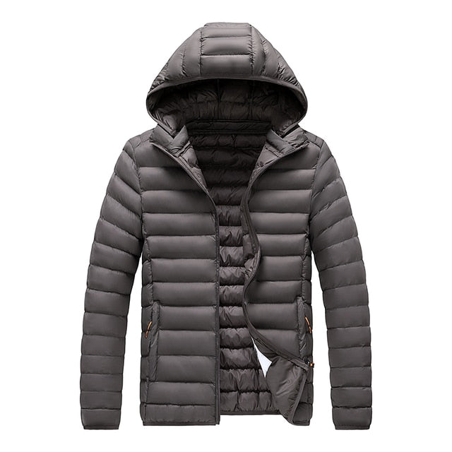 Veste Hivernale Douillette avec Capuche pour Homme
