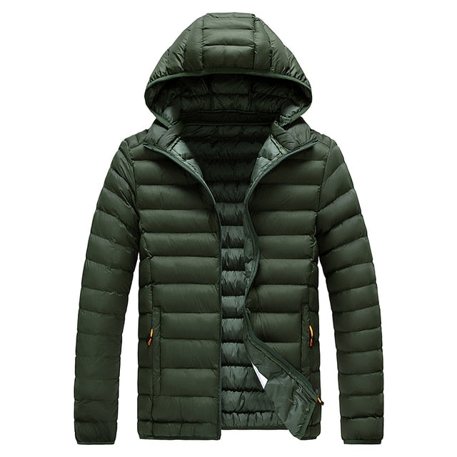 Veste Hivernale Douillette avec Capuche pour Homme