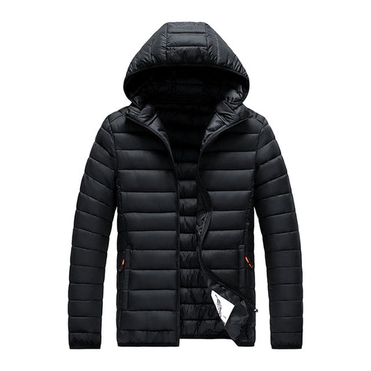 Veste Hivernale Douillette avec Capuche pour Homme - LuxeStyle