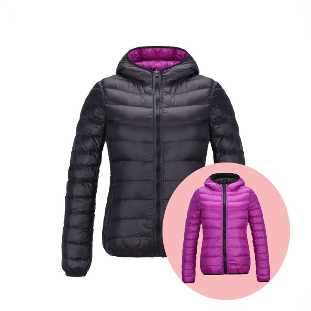 Veste Hiver Douillet Réversible Féminine