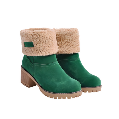 Bottes Femme Hiver Douces et Chaude avec Semelle Grip