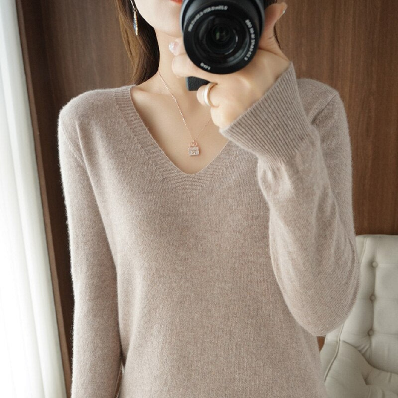 Pull Chic Femme Élégant
