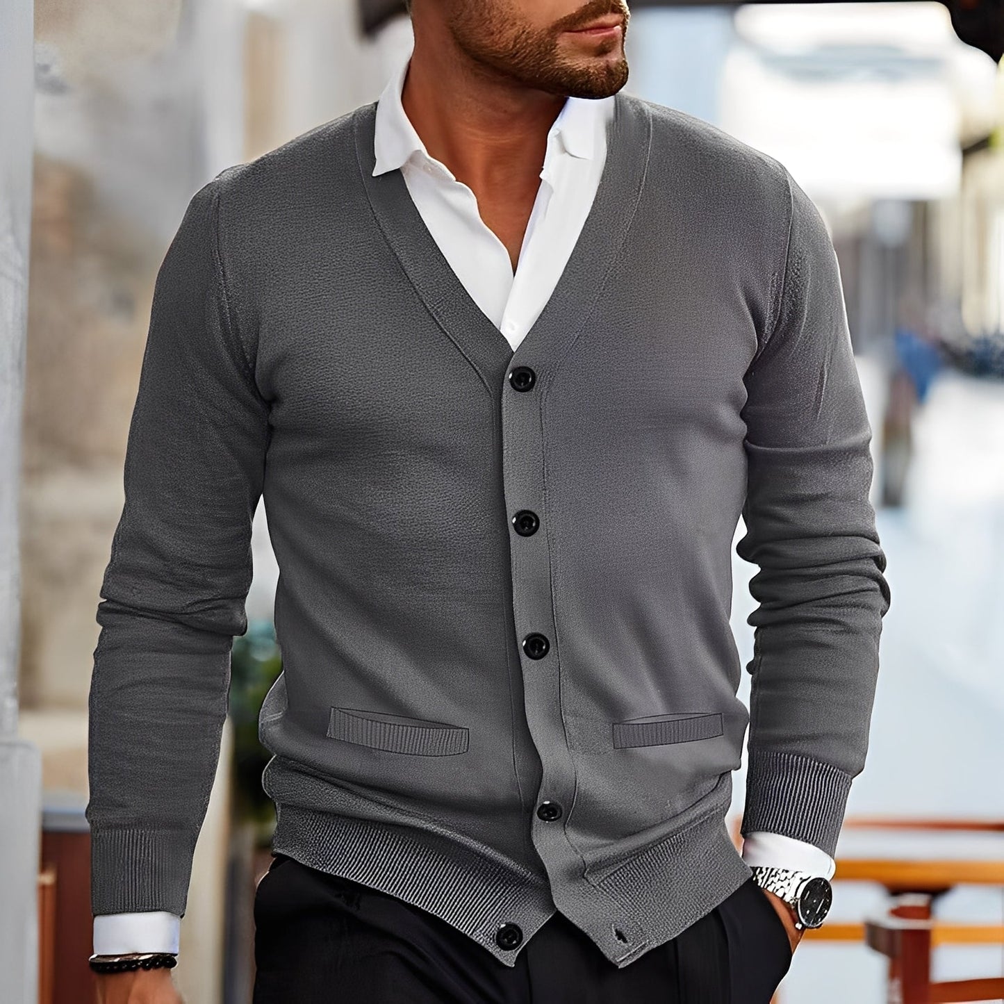 Gilet Homme Chic et Polyvalent pour Tous les Jours