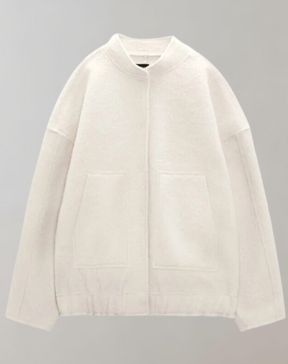 Blouson Bomber Décontracté À Fermeture Éclair