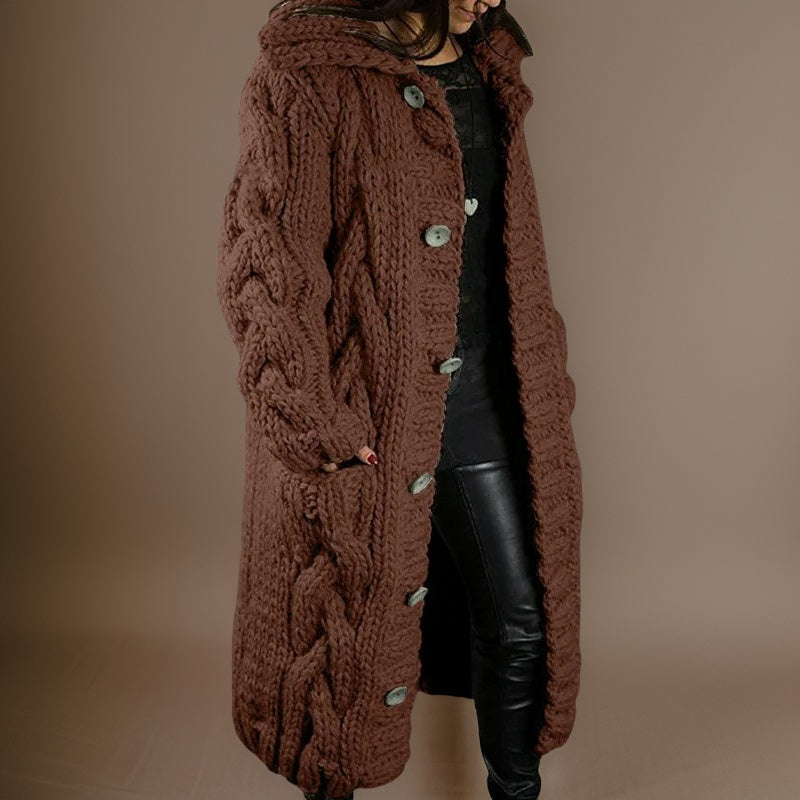 Cardigan Femmes Long et Doux